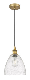 Edison One Light Mini Pendant in Brushed Brass (405|616-1P-BB-GBD-94)