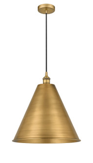 Edison LED Mini Pendant in Brushed Brass (405|616-1P-BB-MBC-16-BB-LED)