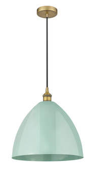 Edison One Light Mini Pendant in Brushed Brass (405|616-1P-BB-MBD-16-SF)