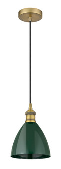 Edison One Light Mini Pendant in Brushed Brass (405|616-1P-BB-MBD-75-GR)