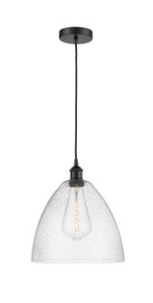 Edison One Light Mini Pendant in Matte Black (405|616-1P-BK-GBD-124)