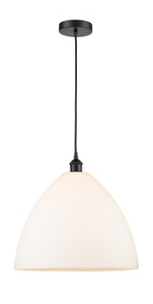 Edison One Light Pendant in Matte Black (405|616-1P-BK-GBD-161)