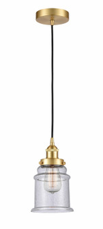 Edison One Light Mini Pendant in Satin Gold (405|616-1PH-SG-G184)