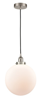 Edison LED Mini Pendant in Brushed Satin Nickel (405|616-1PH-SN-G201-12-LED)