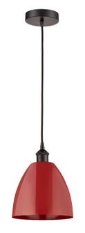 Edison One Light Mini Pendant in Oil Rubbed Bronze (405|616-1P-OB-MBD-9-RD)