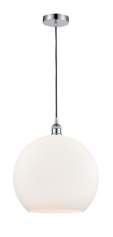 Edison One Light Pendant in Polished Chrome (405|616-1P-PC-G121-14)