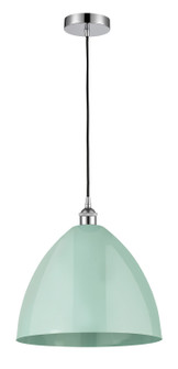 Edison One Light Mini Pendant in Polished Chrome (405|616-1P-PC-MBD-16-SF)