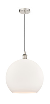 Edison One Light Pendant in Polished Nickel (405|616-1P-PN-G121-14)