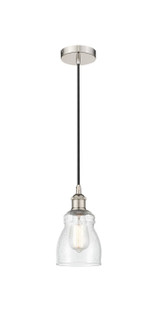 Edison One Light Mini Pendant in Polished Nickel (405|616-1P-PN-G394)