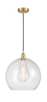 Edison One Light Pendant in Satin Gold (405|616-1P-SG-G124-14)