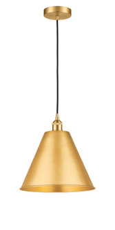 Edison LED Mini Pendant in Satin Gold (405|616-1P-SG-MBC-12-SG-LED)