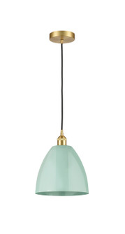 Edison One Light Mini Pendant in Satin Gold (405|616-1P-SG-MBD-9-SF)