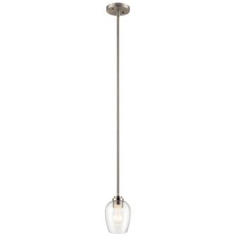 Valserrano One Light Mini Pendant in Brushed Nickel (12|44380NICS)