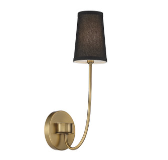 One Light Wall Sconce in Natural Brass (446|M90064NB)