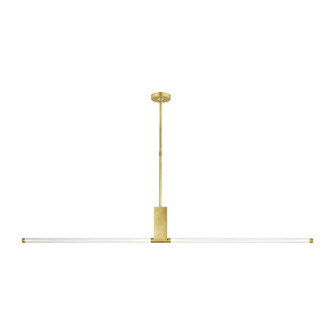 Phobos LED Linear Suspension in Natural Brass (182|700LSPHB68NB-LED927)