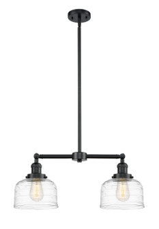 Franklin Restoration Two Light Island Pendant in Oil Rubbed Bronze (405|209-OB-G713)