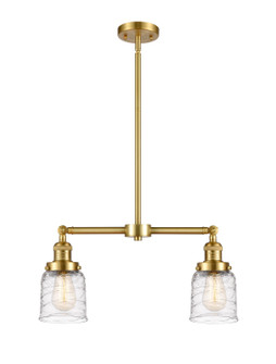 Franklin Restoration LED Island Pendant in Satin Gold (405|209-SG-G513-LED)