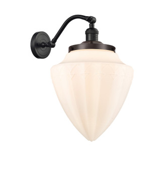 Franklin Restoration One Light Wall Sconce in Oil Rubbed Bronze (405|515-1W-OB-G661-12)