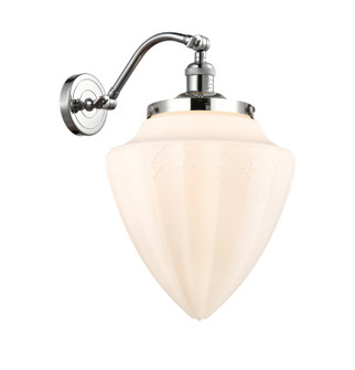 Franklin Restoration One Light Wall Sconce in Polished Chrome (405|515-1W-PC-G661-12)