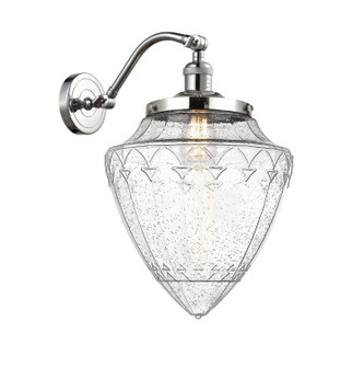 Franklin Restoration One Light Wall Sconce in Polished Chrome (405|515-1W-PC-G664-12)