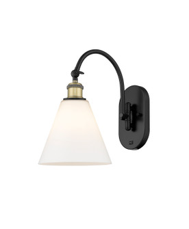 Ballston One Light Wall Sconce in Black Antique Brass (405|518-1W-BAB-GBC-81)