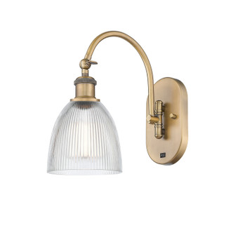 Ballston One Light Wall Sconce in Brushed Brass (405|518-1W-BB-G382)