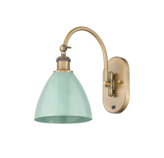 Ballston One Light Wall Sconce in Brushed Brass (405|518-1W-BB-MBD-75-SF)