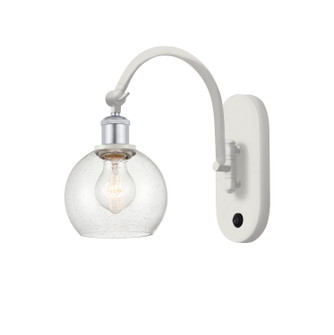 Ballston LED Wall Sconce in White Polished Chrome (405|518-1W-WPC-G124-6-LED)
