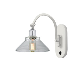 Ballston One Light Wall Sconce in White Polished Chrome (405|518-1W-WPC-G132)