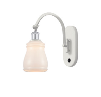 Ballston One Light Wall Sconce in White Polished Chrome (405|518-1W-WPC-G391)