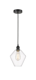 Edison One Light Mini Pendant in Matte Black (405|616-1P-BK-G652-8)