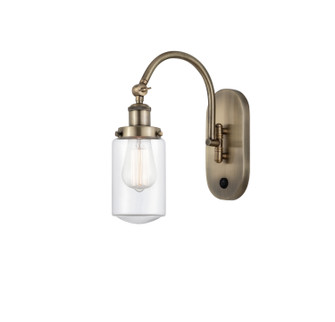 Franklin Restoration One Light Wall Sconce in Antique Brass (405|918-1W-AB-G312)
