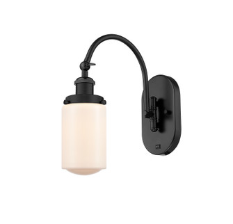 Franklin Restoration One Light Wall Sconce in Matte Black (405|918-1W-BK-G311)