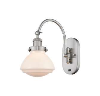 Franklin Restoration One Light Wall Sconce in Brushed Satin Nickel (405|918-1W-SN-G321)