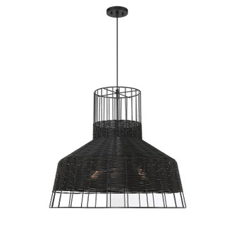 Pampas Three Light Pendant in Matte Black (51|7-1657-3-89)