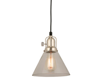 Addison One Light Pendant in Polished Nickel (381|H-99518-C-160-CLR)
