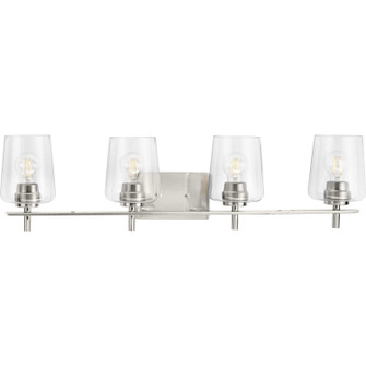 Calais Four Light Bath Vanity in Brushed Nickel (54|P300363-009)