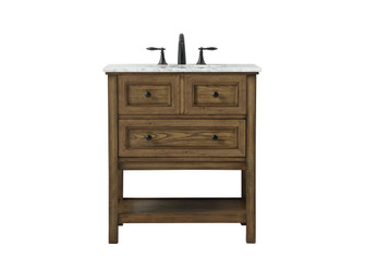 Metropolis Single Bathroom Vanity in Driftwood (173|VF27030DW)