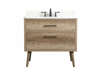 Boise Single Bathroom Vanity in Natural Oak (173|VF41036NT-BS)