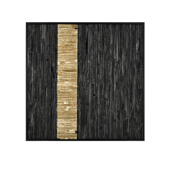 Stripe Wood Wall Art in Black (45|H0036-9736)
