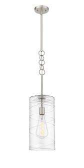 Wexford One Light Mini Pendant in Brushed Satin Nickel (405|380-1S-SN-G381-8CL)