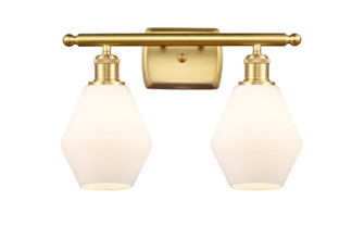 Ballston LED Bath Vanity in Satin Gold (405|516-2W-SG-G651-6-LED)