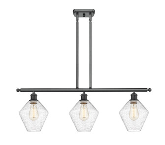 Ballston Three Light Island Pendant in Matte Black (405|516-3I-BK-G654-8)