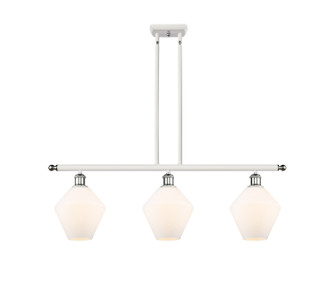 Ballston Three Light Island Pendant in White Polished Chrome (405|516-3I-WPC-G651-8)