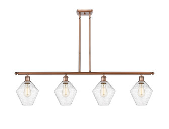 Ballston Four Light Island Pendant in Antique Copper (405|516-4I-AC-G654-8)