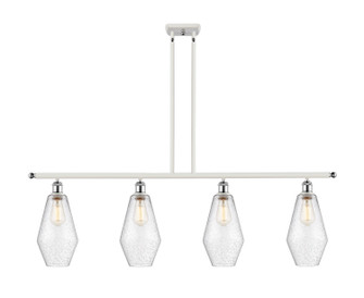 Ballston Four Light Island Pendant in White Polished Chrome (405|516-4I-WPC-G654-7)