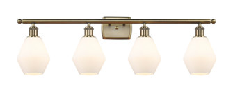 Ballston LED Bath Vanity in Antique Brass (405|516-4W-AB-G651-6-LED)