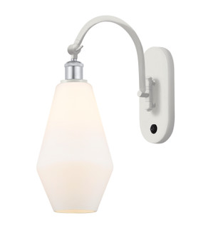 Ballston One Light Wall Sconce in White Polished Chrome (405|518-1W-WPC-G651-7)