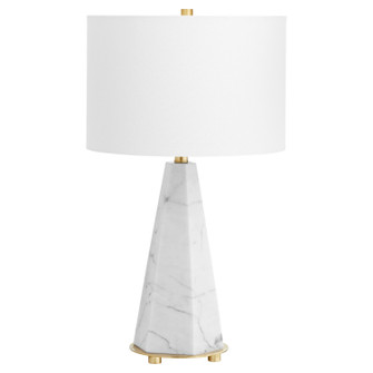 Athen One Light Table Lamp in White (208|11217)