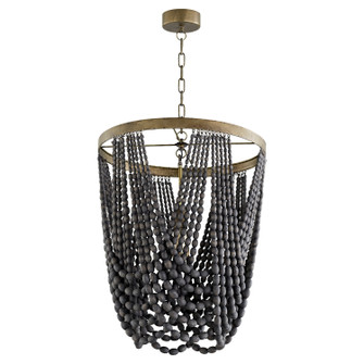 One Light Pendant in Tinted Raw Iron (208|11244)
